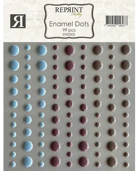 Reprint Deck the Halls Enamel Dots (END003) Reprint Deck the Halls Enamel Dots (END003)