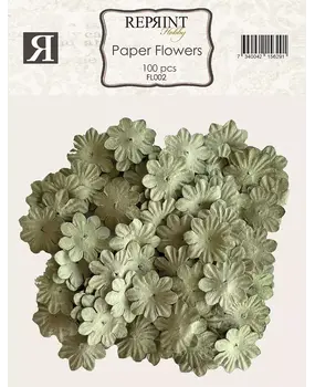 Reprint Paper Flowers Green (FL002) Reprint Paper Flowers Green (FL002)
