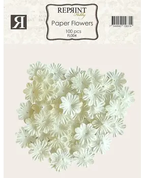 Reprint Paper Flowers White (FL004) Reprint Paper Flowers White (FL004)