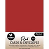 Studio Light Consumables A6 Cards & Envelopes Christmas Red (SL-CO-CE13) Studio Light Consumables A6 Cards & Envelopes Christmas Red (SL-CO-CE13)