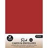 Studio Light PRE-ORDER Consumables 5x7 Inch Cards & Envelopes Christmas Red (SL-CO-CE15) Studio Light PRE-ORDER Consumables 5x7 Inch Cards & Envelopes Christmas Red (SL-CO-CE15)