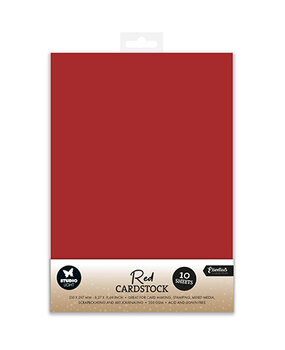 Studio Light Cardstock A4 Christmas Red (10pcs) (SL-CO-PS50) Studio Light Cardstock A4 Christmas Red (10pcs) (SL-CO-PS50)