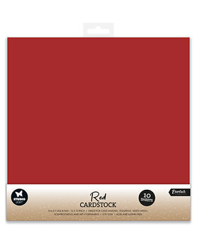 Studio Light Cardstock 12x12 Inch Christmas Red (10pcs) (SL-CO-PS60) Studio Light Cardstock 12x12 Inch Christmas Red (10pcs) (SL-CO-PS60)