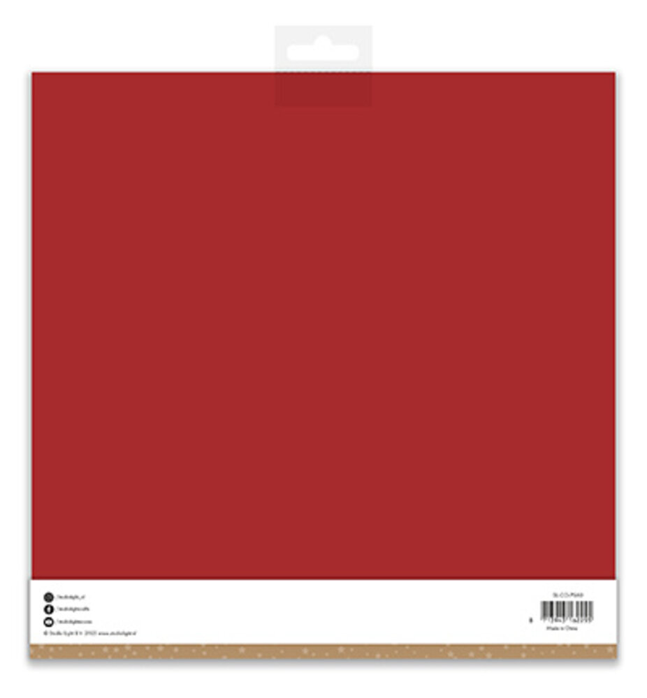 Studio Light Cardstock 12x12 Inch Christmas Red (10pcs) (SL-CO-PS60) Studio Light Cardstock 12x12 Inch Christmas Red (10pcs) (SL-CO-PS60)