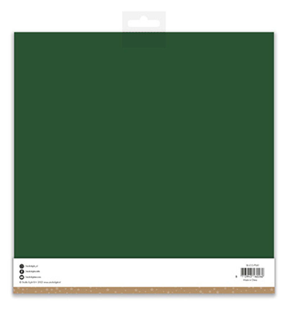 Studio Light Cardstock 12x12 Inch Christmas Green (10pcs) (SL-CO-PS61) Studio Light Cardstock 12x12 Inch Christmas Green (10pcs) (SL-CO-PS61)