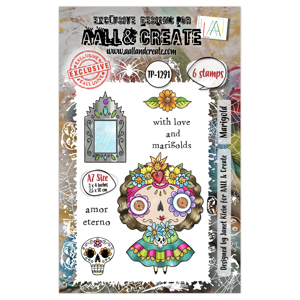 AALL and Create Clear Stamp Set A7 Marigold (AALL-TP-1291) AALL and Create Clear Stamp Set A7 Marigold (AALL-TP-1291)