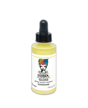Dina Wakley MEdia Gloss Dropper Sunshine (MDO89322) Dina Wakley MEdia Gloss Dropper Sunshine (MDO89322)