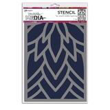 Dina Wakley MEdia Masking Stencil Flowing Petals (MDS87700)