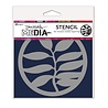 Dina Wakley MEdia Masking Stencil A Frond Coaster (MDS84907) Dina Wakley MEdia Masking Stencil A Frond Coaster (MDS84907)