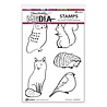 Dina Wakley MEdia PRE-ORDER Cling Stamps Woodland (MDR89261) Dina Wakley MEdia PRE-ORDER Cling Stamps Woodland (MDR89261)