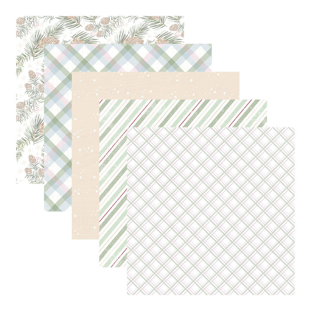 Spellbinders Peppermint Twist 12x12 Inch Paper Pack (169084) Spellbinders Peppermint Twist 12x12 Inch Paper Pack (169084)