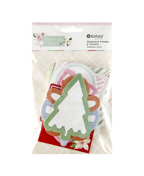 Spellbinders Peppermint Twist Chipboard Frames & Corners (169113) Spellbinders Peppermint Twist Chipboard Frames & Corners (169113)