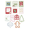 Spellbinders Peppermint Twist Chipboard Frames & Corners (169113) Spellbinders Peppermint Twist Chipboard Frames & Corners (169113)