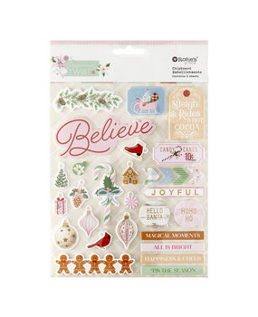 Spellbinders Peppermint Twist Chipboard Stickers (169088) Spellbinders Peppermint Twist Chipboard Stickers (169088)