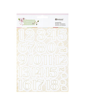 Spellbinders Peppermint Twist Cardstock Number Stickers (169117) Spellbinders Peppermint Twist Cardstock Number Stickers (169117)