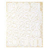 Spellbinders Peppermint Twist Cardstock Number Stickers (169117) Spellbinders Peppermint Twist Cardstock Number Stickers (169117)