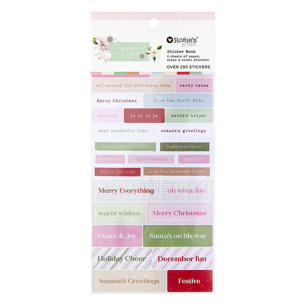 Spellbinders Peppermint Twist Sticker Book (169089) Spellbinders Peppermint Twist Sticker Book (169089)