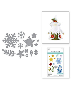 Spellbinders 3D Felt Décor Winter & Christmas Embellishments Dies (S4-1491) Spellbinders 3D Felt Décor Winter & Christmas Embellishments Dies (S4-1491)