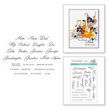 Spellbinders Bibi's Musical Notes Family Musical Mix Greetings Clear Stamp (STP-257)