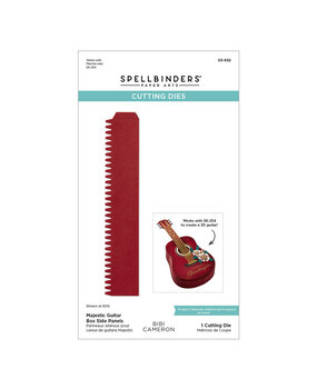 Spellbinders Bibi's Musical Notes Majestic Guitar Box Side Panels Dies (S3-552) Spellbinders Bibi's Musical Notes Majestic Guitar Box Side Panels Dies (S3-552)