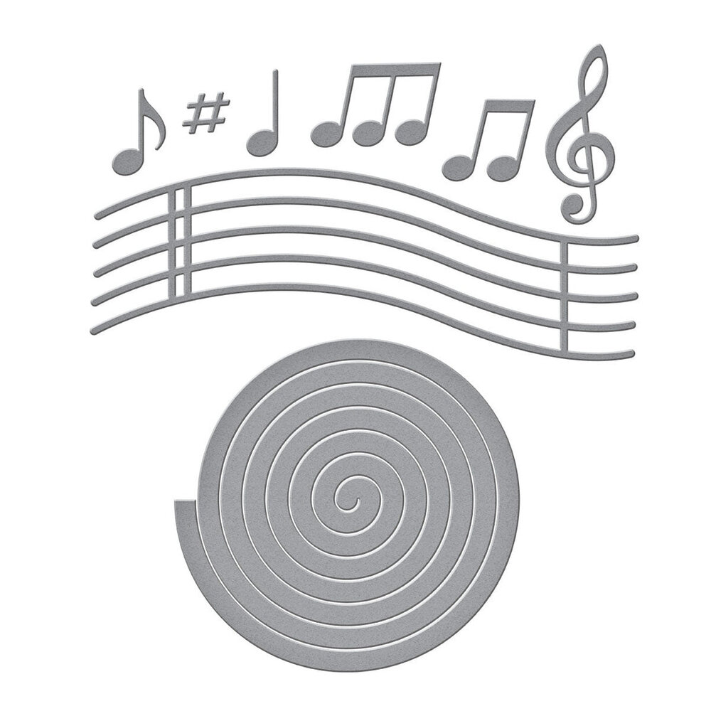 Spellbinders Bibi's Musical Notes Musical Notes & Stave Pop-Up Dies (S5-687) Spellbinders Bibi's Musical Notes Musical Notes & Stave Pop-Up Dies (S5-687)