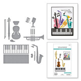 Spellbinders Bibi's Musical Notes Mini Musical Instruments Dies (S4-1445)