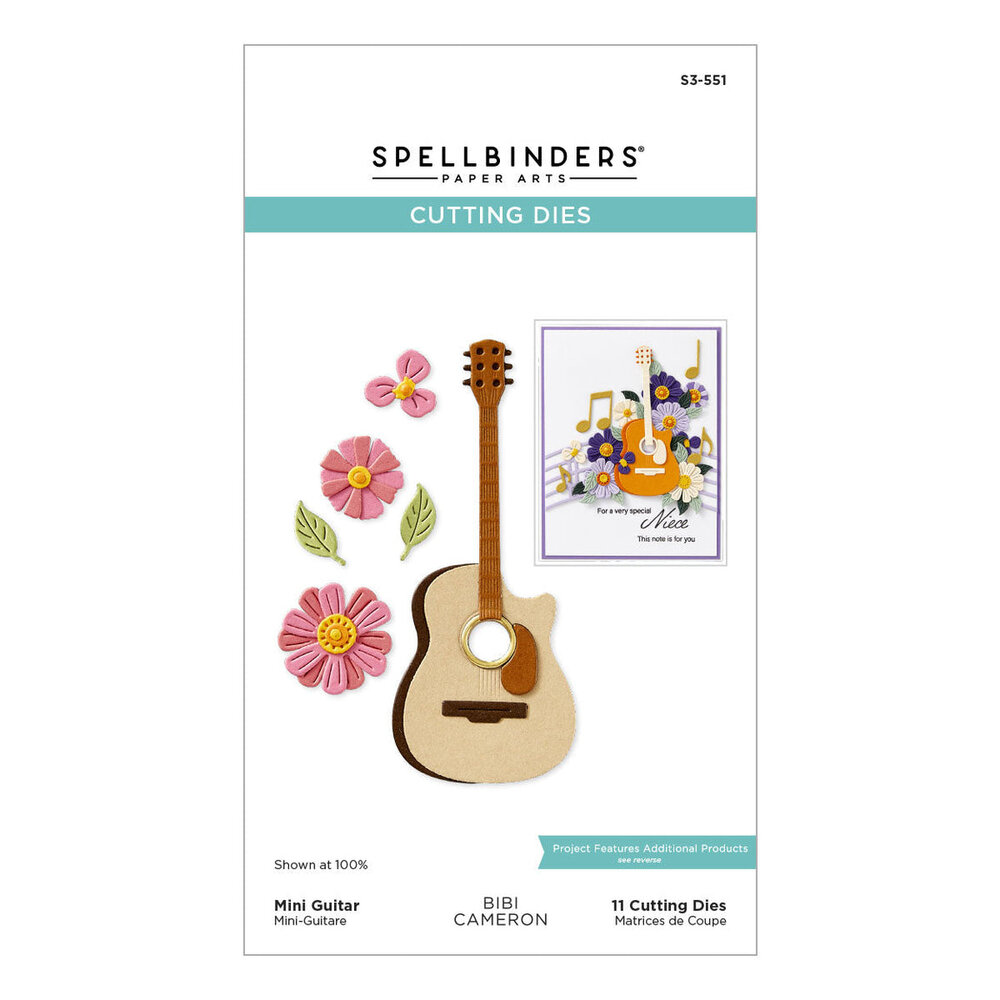 Spellbinders Bibi's Musical Notes Small Instruments Die Bundle (BD-0979) Spellbinders Bibi's Musical Notes Small Instruments Die Bundle (BD-0979)