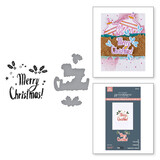 Spellbinders Starry Holiday Starry Merry Christmas Registration Press Plate & Die Set (BPR-034)