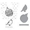 Spellbinders Starry Holiday Merry, Merry, Merry Bird Registration Press Plate & Die Set (BPR-035) Spellbinders Starry Holiday Merry, Merry, Merry Bird Registration Press Plate & Die Set (BPR-035)