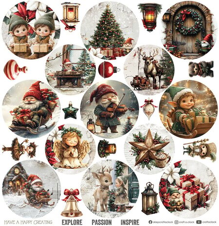Craft O'Clock Oh Christmas Night 12x12 Inch Paper Set (CC-F41-OCN-00) Craft O'Clock Oh Christmas Night 12x12 Inch Paper Set (CC-F41-OCN-00)