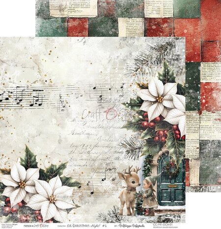 Craft O'Clock Oh Christmas Night 12x12 Inch Paper Set (CC-F41-OCN-00) Craft O'Clock Oh Christmas Night 12x12 Inch Paper Set (CC-F41-OCN-00)