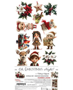 Craft O'Clock Oh Christmas Night Extras Set Flowers & More (CC-F41-OCN-11) Craft O'Clock Oh Christmas Night Extras Set Flowers & More (CC-F41-OCN-11)