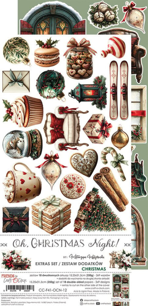Craft O'Clock Oh Christmas Night Extras Set Christmas (CC-F41-OCN-12)
