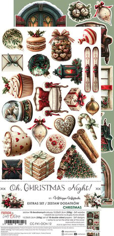 Craft O'Clock Oh Christmas Night Extras Set Christmas (CC-F41-OCN-12)