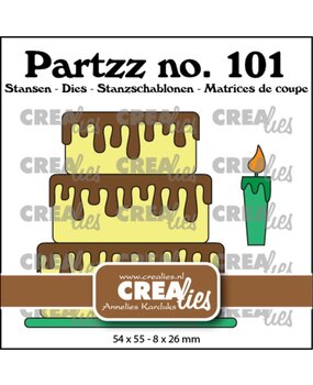 Crealies Partzz Dies Taart (CLPartzz101)