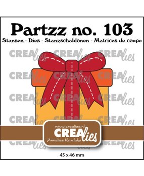 Crealies Partzz Dies Cadeau Groot (CLPartzz103)