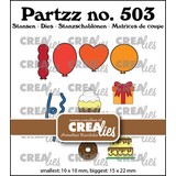 Crealies Partzz Dies Mini Verjaardag (CLPartzz503)