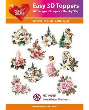 Hearty Crafts Easy 3D Toppers Cute Winter Moments (HC14205) Hearty Crafts Easy 3D Toppers Cute Winter Moments (HC14205)