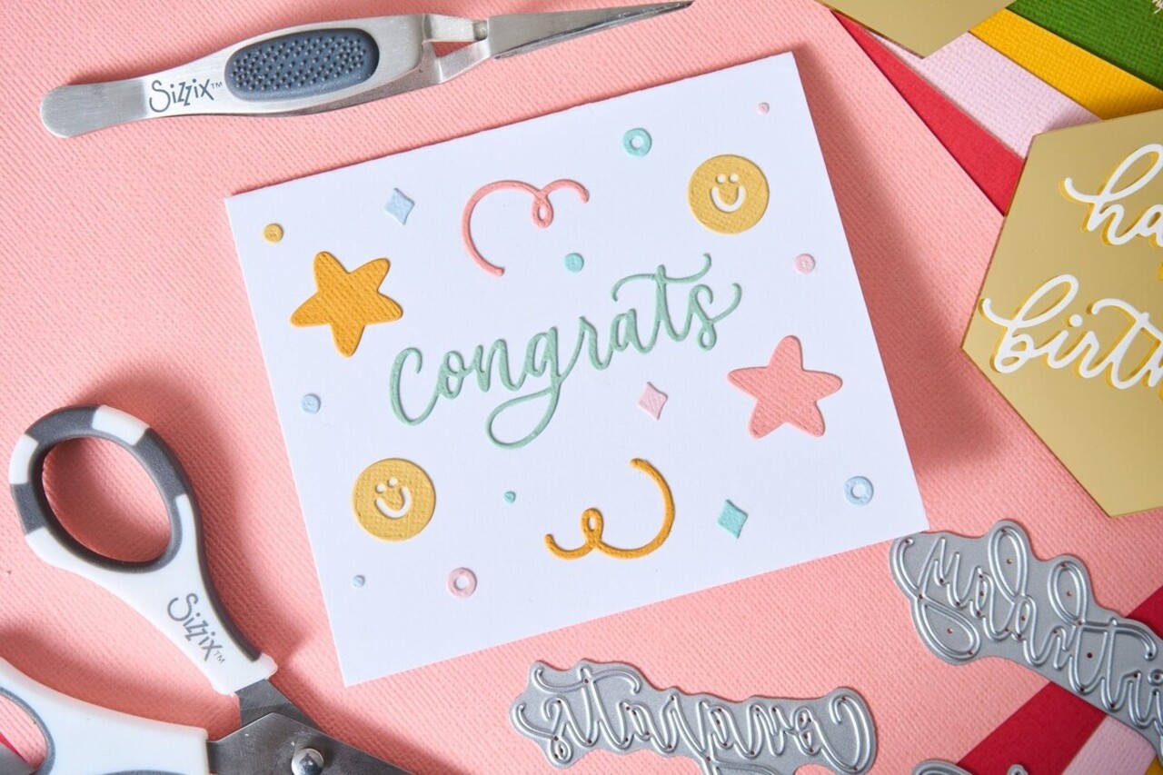 Sizzix Letters by Shells Thinlits Die Set Common Greetings (666964) Sizzix Letters by Shells Thinlits Die Set Common Greetings (666964)