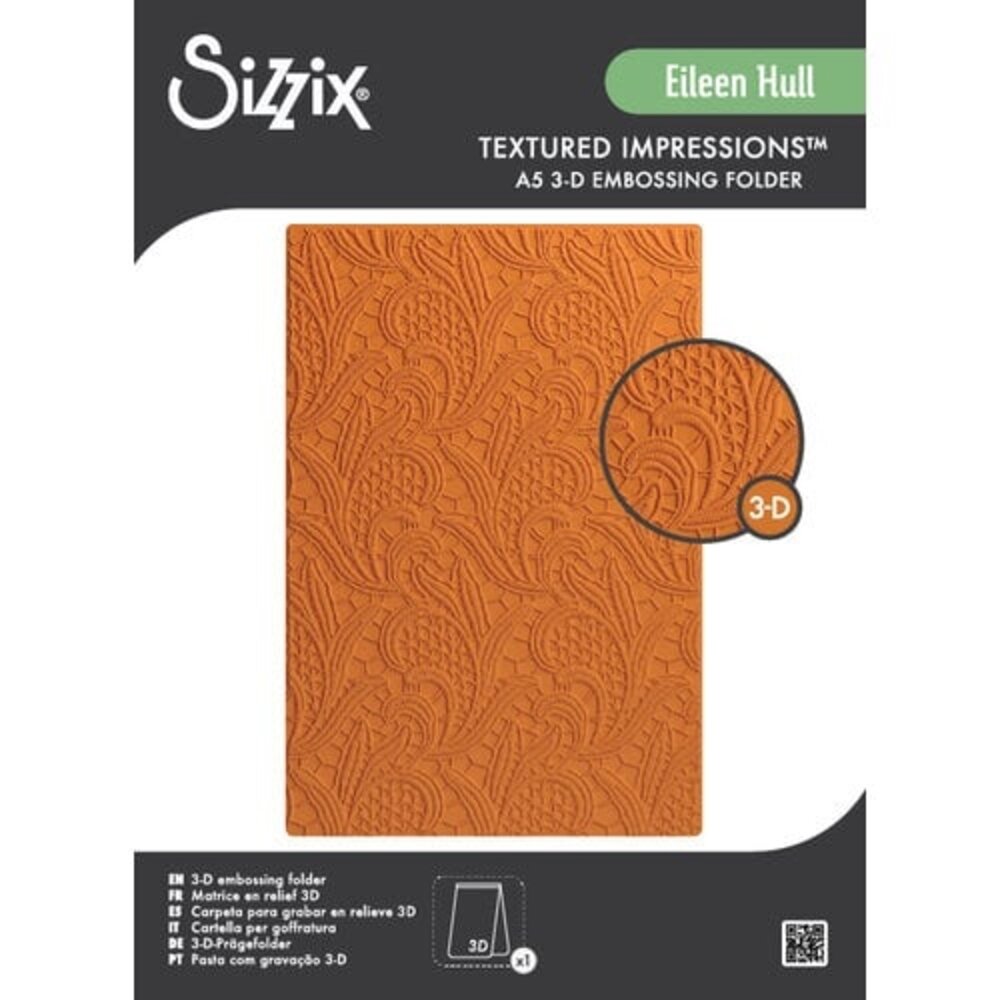 Sizzix Eileen Hull 3D Textured Impressions Lacy Leaves (666977) Sizzix Eileen Hull 3D Textured Impressions Lacy Leaves (666977)