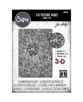Sizzix 3D Texture Fades A5 Large Engraved (666960) Sizzix 3D Texture Fades A5 Large Engraved (666960)