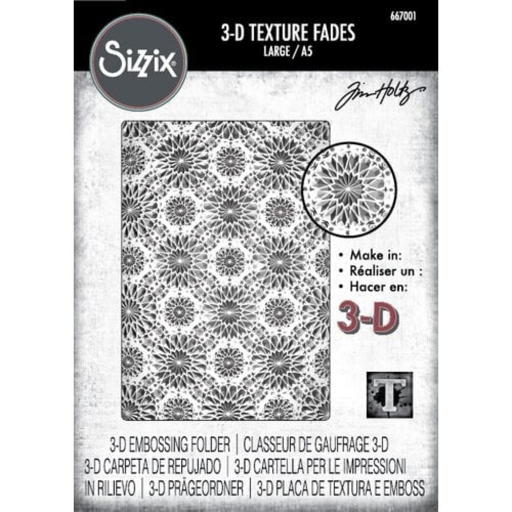 Sizzix 3D Texture Fades A5 Large Kaleidoscope (667001) Sizzix 3D Texture Fades A5 Large Kaleidoscope (667001)