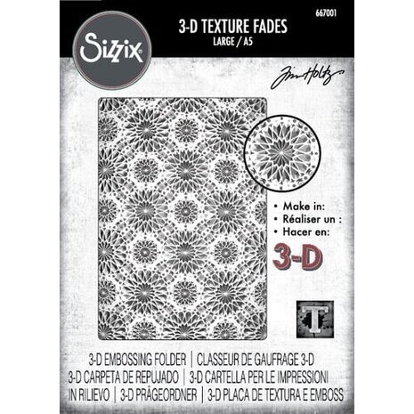 Sizzix 3D Texture Fades A5 Large Kaleidoscope (667001) Sizzix 3D Texture Fades A5 Large Kaleidoscope (667001)
