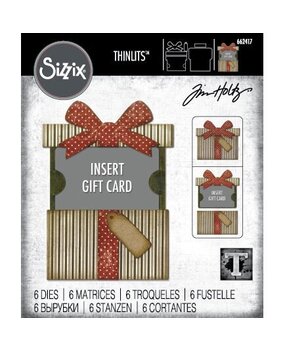 Sizzix Thinlits Die Set Gift Card Package (662417) Sizzix Thinlits Die Set Gift Card Package (662417)