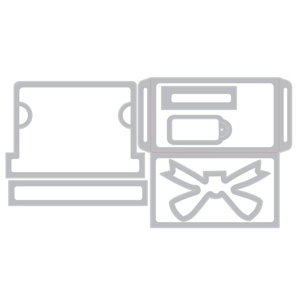 Sizzix Thinlits Die Set Gift Card Package (662417) Sizzix Thinlits Die Set Gift Card Package (662417)