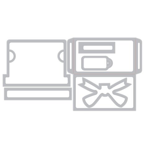 Sizzix Thinlits Die Set Gift Card Package (662417) Sizzix Thinlits Die Set Gift Card Package (662417)