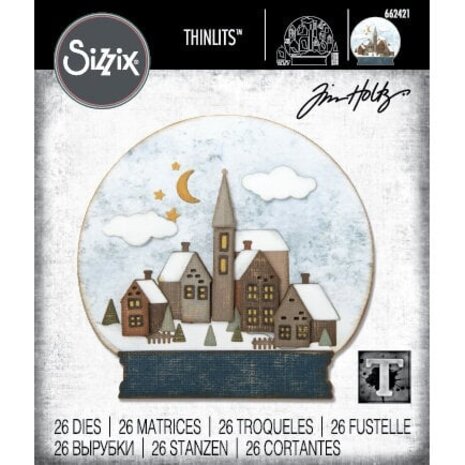 Sizzix Thinlits Die Set Snowglobe #2 (662421) Sizzix Thinlits Die Set Snowglobe #2 (662421)
