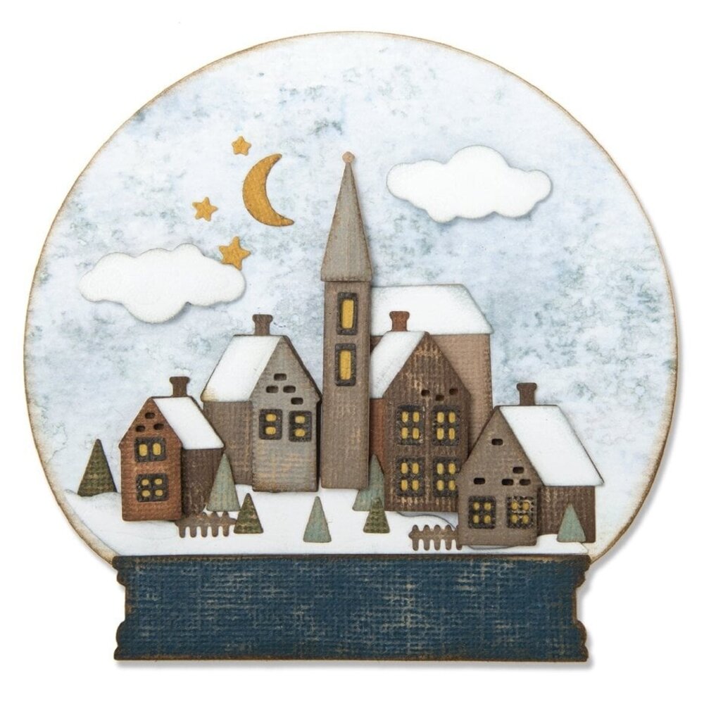 Sizzix Thinlits Die Set Snowglobe #2 (662421) Sizzix Thinlits Die Set Snowglobe #2 (662421)