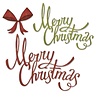 Sizzix Thinlits Die Set Christmas Ribbon (664196) Sizzix Thinlits Die Set Christmas Ribbon (664196)