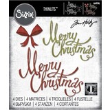 Sizzix Thinlits Die Set Christmas Ribbon (664196)